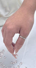 Load image into Gallery viewer,  Adorable hearts linked together in a full circle make up the entire ring, creating a simple yet stunning silhouette. Hand-polished to perfection, you will love wearing this ring on its own or stacking it with other pieces to make the look more unique.  Material: 925 Sterling Silver  Design: Heart  Weight: 1.4g
