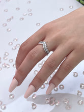 Load image into Gallery viewer,  Designed like a crown a real representation of luxury and status, this royalty silver ring is adorned with scintillating cubic zirconia stones that radiate a reflective diamond-truly royalty on your finger. Hand-polished to perfection, you will love wearing this ring on its own or stacking it with other pieces to make the look more unique. Material: 925 Sterling Silver, Cubic Zirconia Design: Crown Weight: 2.4g
